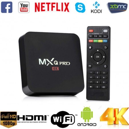 Décodeur multimédias Smart TV Box Android 7.1 MX Q PRO