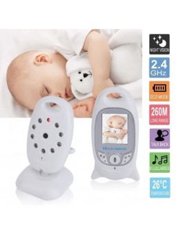 Video Baby Phone sans fils avec Microphone et Nocture vision 2.0 Pouces VB601