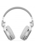 Casque Bluetooth Bluedio T2+ stéréo sans fil avec microphone carte micro-SD et FM radio Blanc