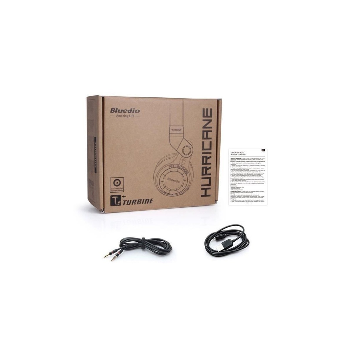 Casque Bluetooth Bluedio T2+ stéréo sans fil avec microphone carte micro-SD et FM radio Rouge Casque Bluetooth Bluedio T2+ stéréo sans fil avec microphone carte micro-SD et FM radio Rouge