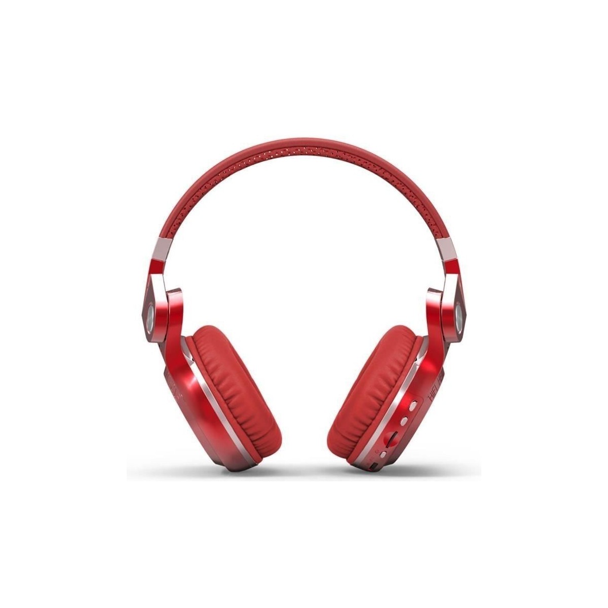 Casque Bluetooth Bluedio T2+ stéréo sans fil avec microphone carte micro-SD et FM radio Rouge Casque Bluetooth Bluedio T2+ stéréo sans fil avec microphone carte micro-SD et FM radio Rouge