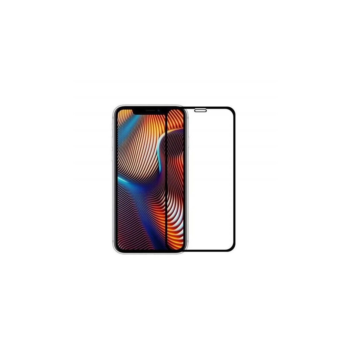 Verre trempé pour iPhone Xs Max 5D Noir Verre trempé pour iPhone Xs Max 5D Noir