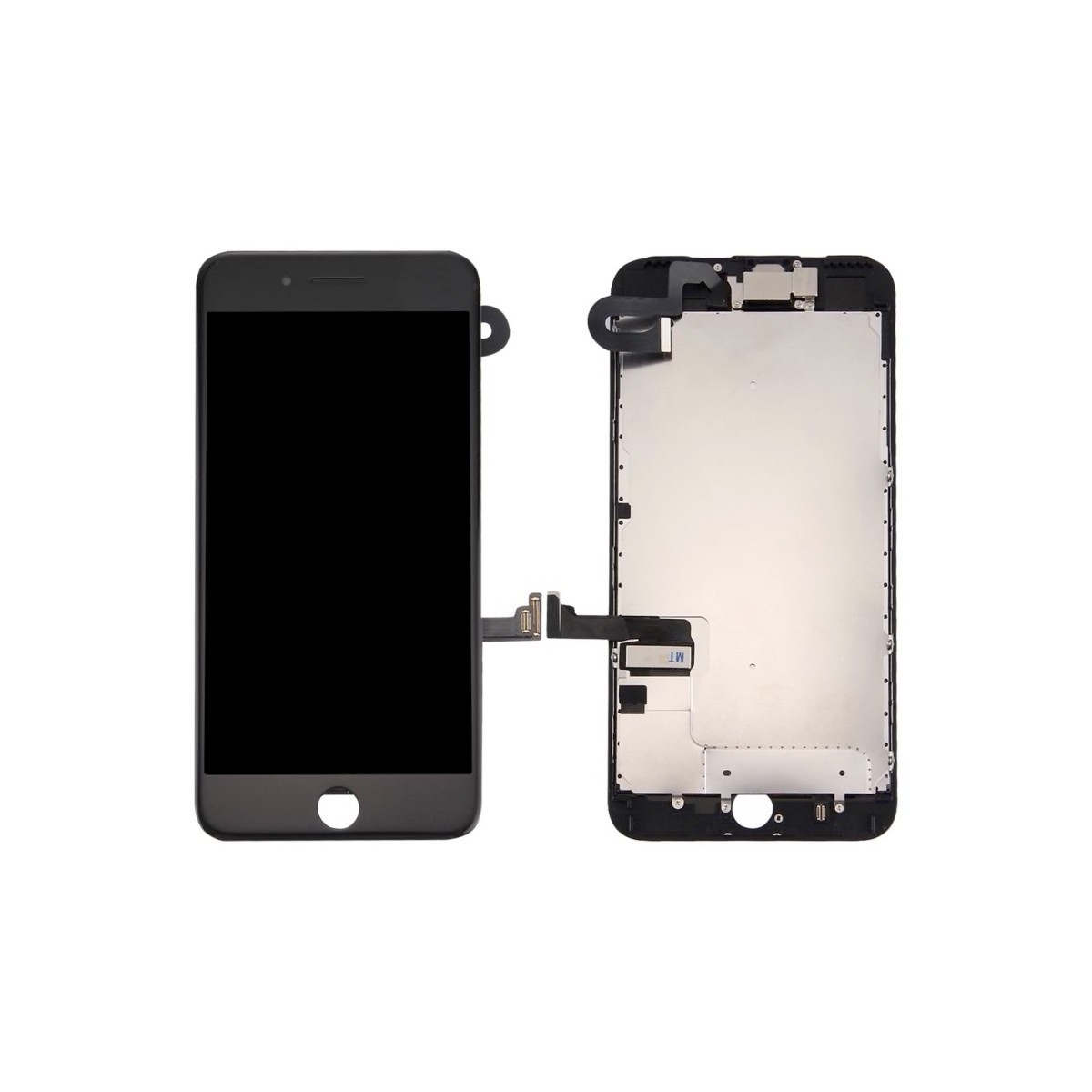 BLOC LCD POUR IPHONE 7 PLUS NOIR ASSEMBLÉ VITRE TACTILE + ECRAN LCD SANS OUTILS