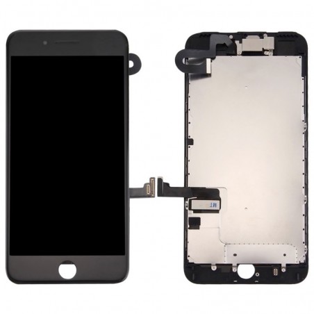BLOC LCD POUR IPHONE 7 PLUS NOIR ASSEMBLÉ VITRE TACTILE + ECRAN LCD SANS OUTILS