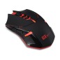 Souris de Jeu 7 Boutons Souris Gaming LED Optique 2400 DPI ET X-08 Noir-Rouge 2.4Ghz