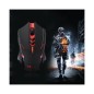 Souris de Jeu 7 Boutons Souris Gaming LED Optique 2400 DPI ET X-08 Noir-Rouge 2.4Ghz