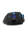 Souris de Jeu 7 Boutons Souris Gaming LED Optique 2400 DPI Zelotes F14 Noir-Bleu 2.4Ghz