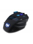 Souris de Jeu 7 Boutons Souris Gaming LED Optique 2400 DPI Zelotes F14 Noir-Bleu 2.4Ghz