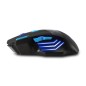 Souris de Jeu 7 Boutons Souris Gaming LED Optique 2400 DPI Zelotes F14 Noir-Bleu 2.4Ghz