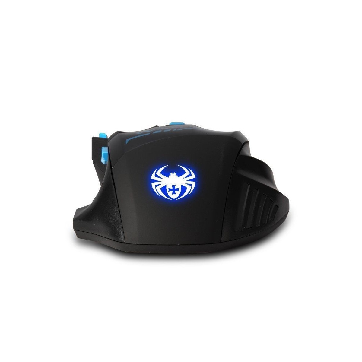 Souris de Jeu 7 Boutons Souris Gaming LED Optique 2400 DPI Zelotes F14 Noir-Bleu 2.4Ghz