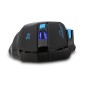 Souris de Jeu 7 Boutons Souris Gaming LED Optique 2400 DPI Zelotes F14 Noir-Bleu 2.4Ghz
