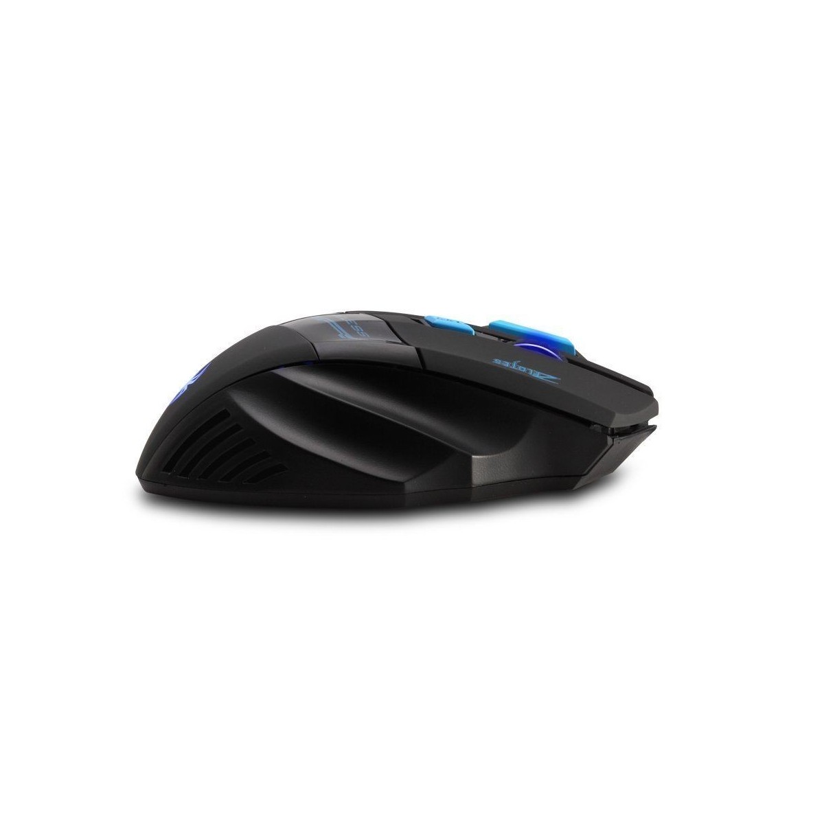 Souris de Jeu 7 Boutons Souris Gaming LED Optique 2400 DPI Zelotes F14 Noir-Bleu 2.4Ghz