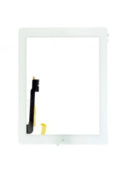 Vitre Tactile pour iPad 4 Blanc Pré Assemblée + Joint Blanc Avec outils