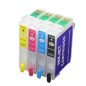 4 Cartouches rechargeables compatibles Epson T0711-T0714 4 Cartouches rechargeables compatibles Epson T0711-T0714