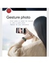 Bracelet connecté Bleu-Blanc IP68 Bluetooth - Tracker Activité Écran couleur Rythme Cardiaque Podomètre