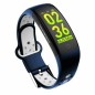 Bracelet connecté Bleu-Blanc IP68 Bluetooth - Tracker Activité Écran couleur Rythme Cardiaque Podomètre Bracelet connecté Bleu-Blanc IP68 Bluetooth - Tracker Activité Écran couleur Rythme Cardiaque Podomètre