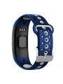 Bracelet connecté Bleu-Blanc IP68 Bluetooth - Tracker Activité Écran couleur Rythme Cardiaque Podomètre