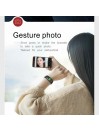 Bracelet connecté Noir-Rouge IP68 Bluetooth - Tracker Activité Écran couleur Rythme Cardiaque Podomètre