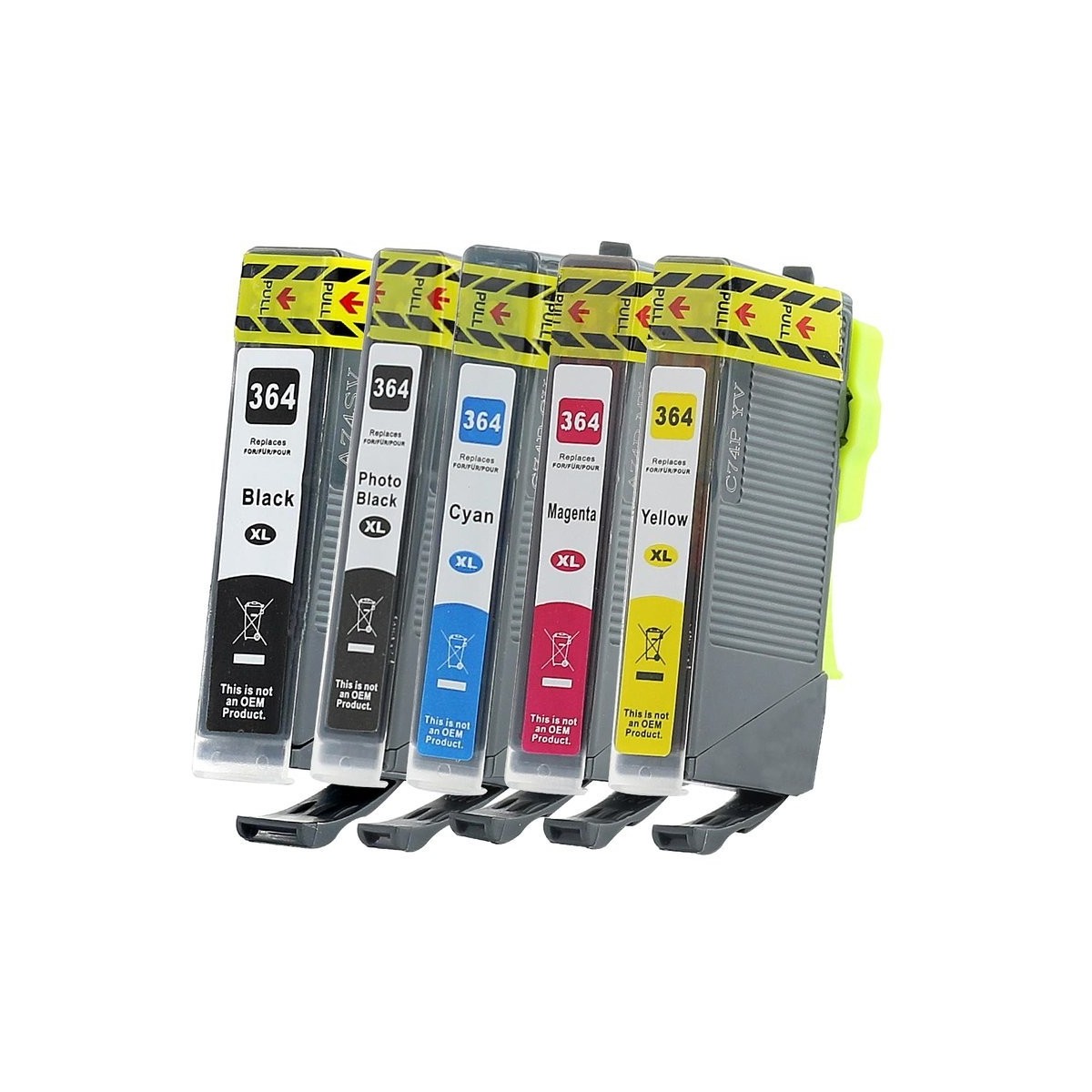 5 Cartouches compatibles avec HP364XL 5 Cartouches compatibles avec HP364XL