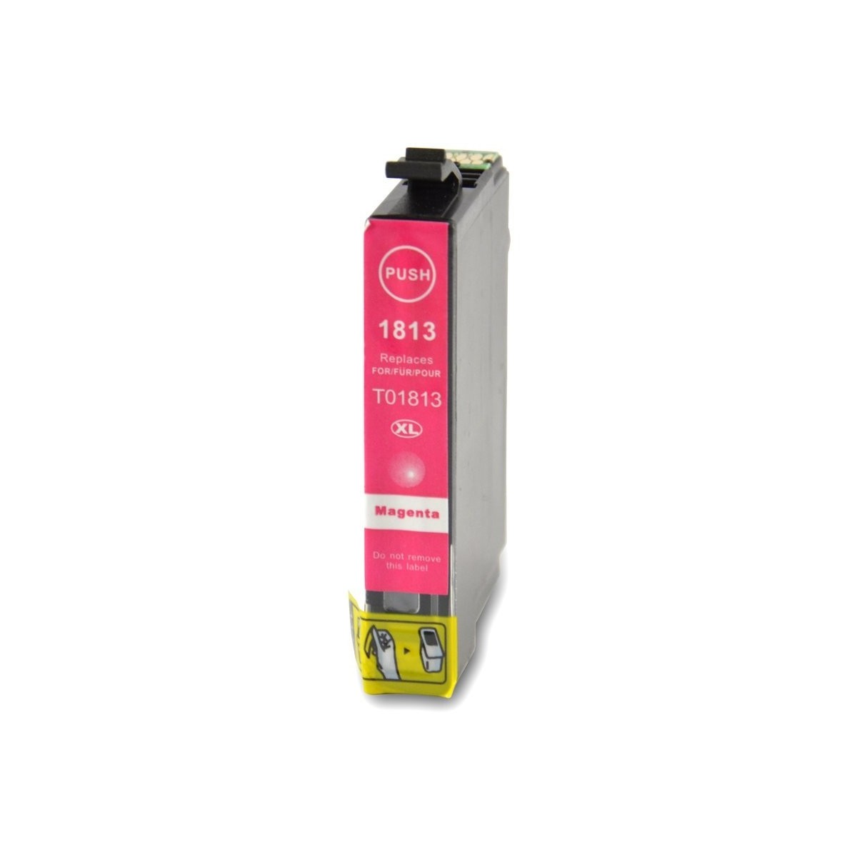 1 Cartouche compatible EPSON T1813 Magenta 14ML (Série Pâquerette)