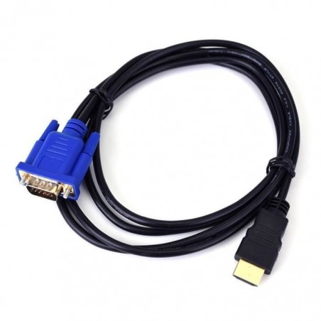 Câble HDMI vers VGA 1.8m Noir