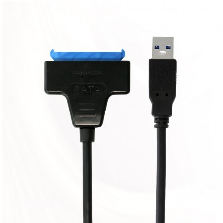Adaptateur USB 3.0 SATA 2.5 SSD-HDD BLEU