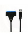 Adaptateur USB 3.0 SATA 2.5 SSD-HDD BLEU