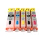 5 Cartouches Rechargeables pour Canon PGI-520 CLI-521 5 Cartouches Rechargeables pour Canon PGI-520 CLI-521