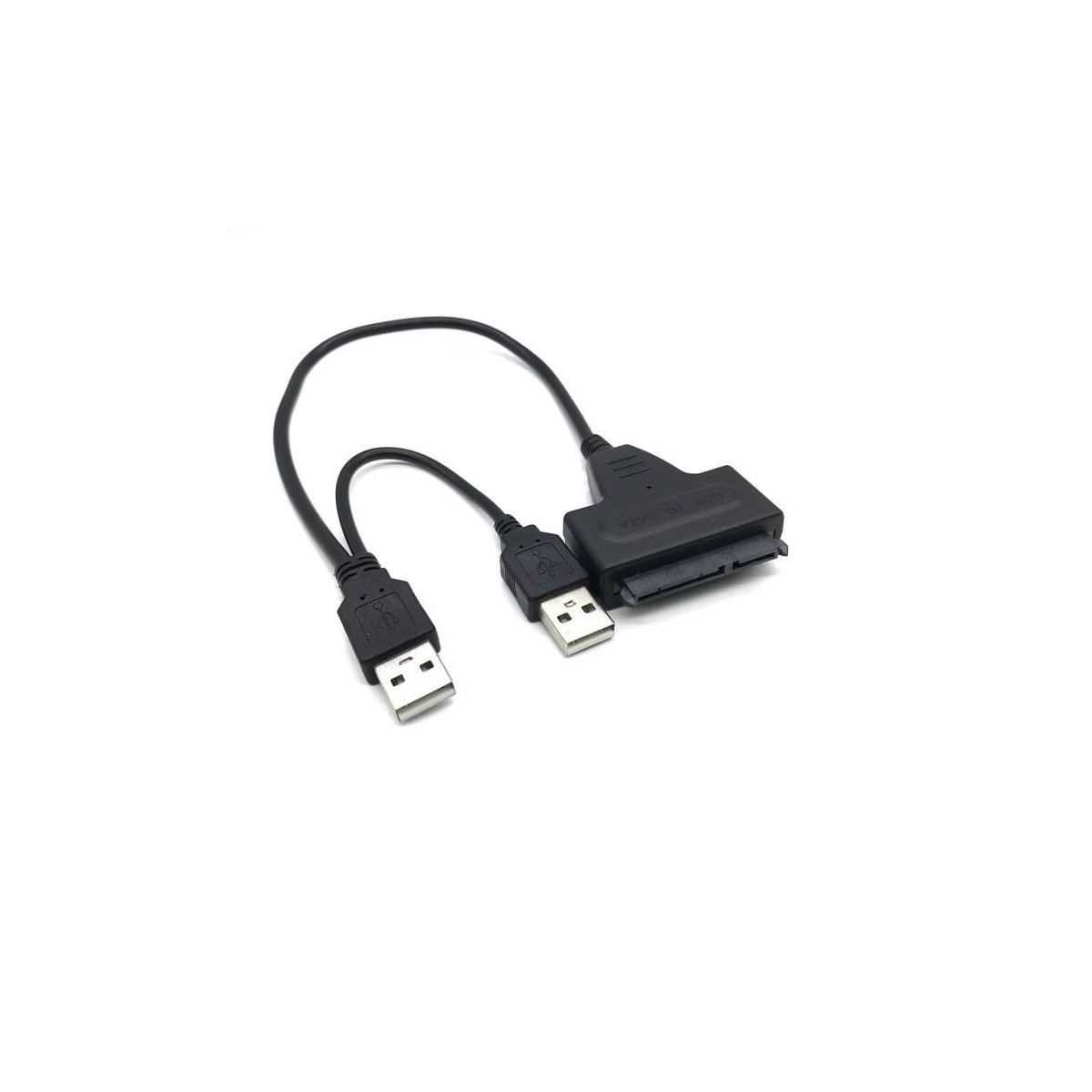 Câble Adaptateur pour Les disques de 2,5 Pouces à l'USB 2.0 et Le connecteur SATA pour Disque Dur 2.5"PC HDD et 2,5" HDD + PC ou