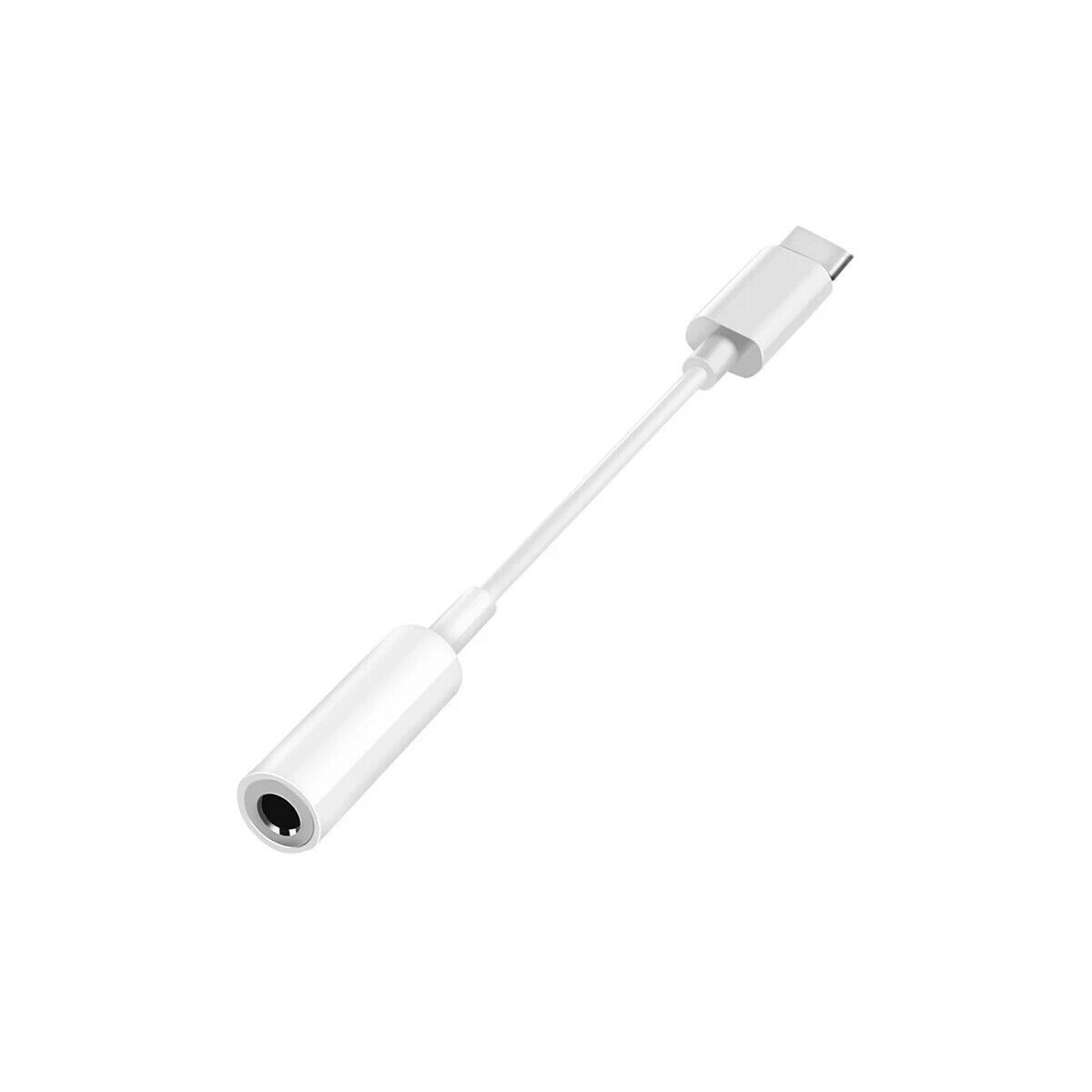 Adaptateur Type-C vers Jack 3.5mm Audio Smartphone Blanc