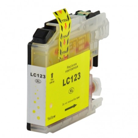 1 Cartouche compatible Brother LC-123 Yellow