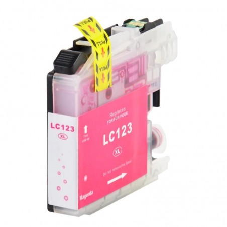 1 Cartouche compatible Brother LC-123M Magenta