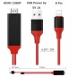 Câble Adaptateur Pour iPad iPhone 11 x Xs 6 7 8 Vers HDMI TV AV