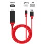 Câble Adaptateur Pour iPad iPhone 11 x Xs 6 7 8 Vers HDMI TV AV