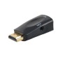 Adaptateur HDMI Mâle vers VGA Femelle Audio Vidéo Câble Convertisseur 1080P Noir Adaptateur HDMI Mâle vers VGA Femelle Audio Vidéo Câble Convertisseur 1080P Noir