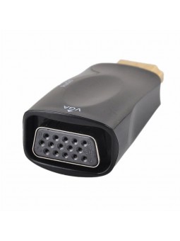 Adaptateur HDMI Mâle vers VGA Femelle Audio Vidéo Câble Convertisseur 1080P Noir