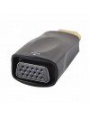 Adaptateur HDMI Mâle vers VGA Femelle Audio Vidéo Câble Convertisseur 1080P Noir