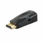 Adaptateur HDMI Mâle vers VGA Femelle Audio Vidéo Câble Convertisseur 1080P Noir Adaptateur HDMI Mâle vers VGA Femelle Audio Vidéo Câble Convertisseur 1080P Noir