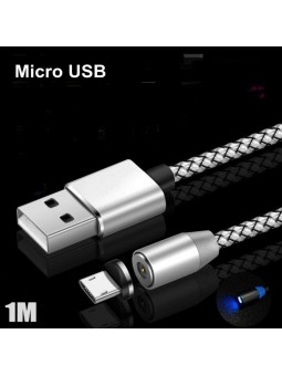 Câble 360 Degrés Magnétique Type-C, Micro-USB,