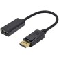 Adaptateur Display Port Mâle vers HDMI Femelle Adaptateur Display Port Mâle vers HDMI Femelle