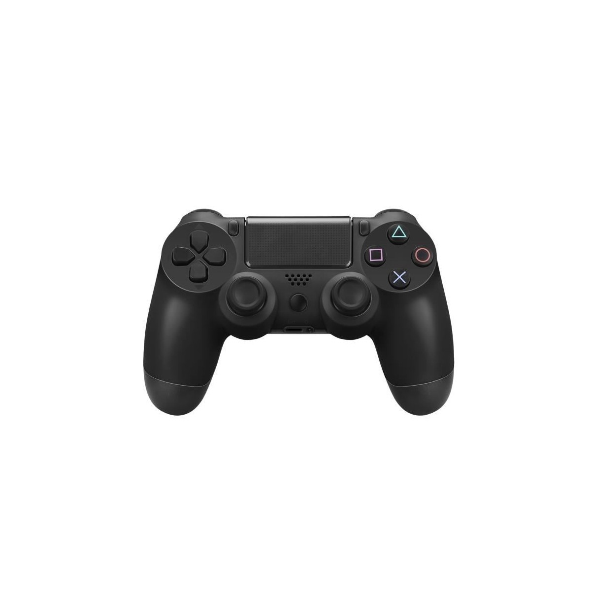 Manette PS4 Noir, Bluetooth Manette Sans Fil DualShock 4, Joypad à écran Tactile Avec Double Vibration