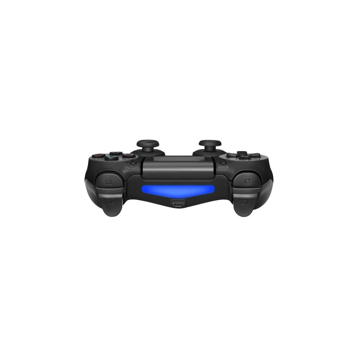 Manette PS4 Noir, Bluetooth Manette Sans Fil DualShock 4, Joypad à écran Tactile Avec Double Vibration