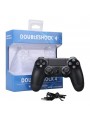 Manette PS4 Noir, Bluetooth Manette Sans Fil DualShock 4, Joypad à écran Tactile Avec Double Vibration