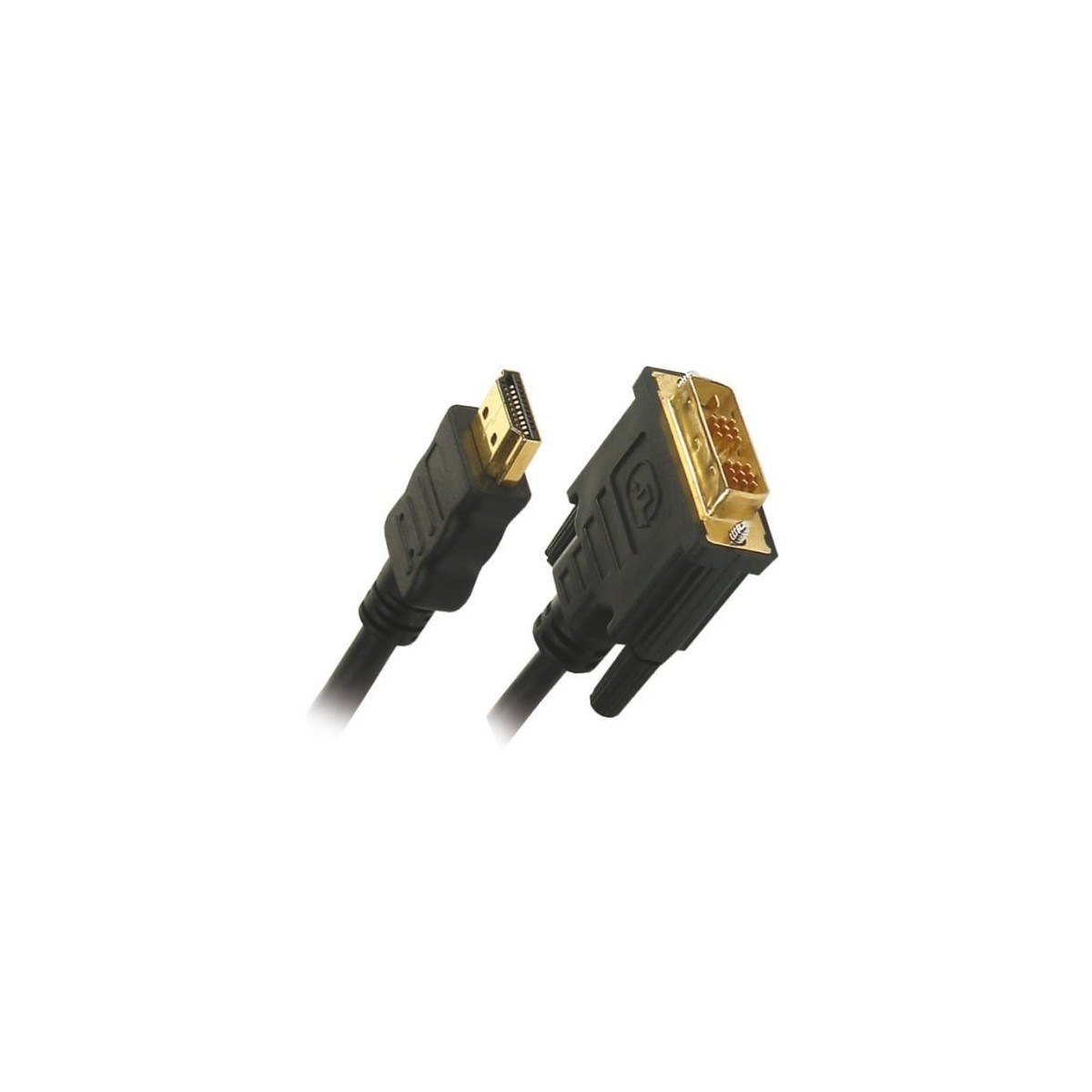 Câble HDMI High Speed Connecteur HDMI - DVI-D 24+1p Mâle  1.8m Noir