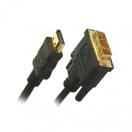Câble HDMI High Speed Connecteur HDMI - DVI-D 24+1p Mâle 1.8m Noir