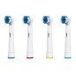 4 Têtes de remplacement pour brosse à dents Oral B Precision Clean/Flexisoft (SB-17A)