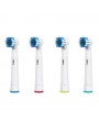4 Têtes de remplacement pour brosse à dents Oral B Precision Clean/Flexisoft (SB-17A)