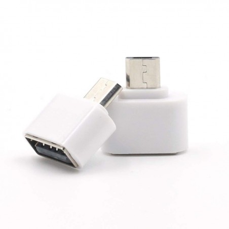Adaptateur Convertisseur USB FEMELLE - MICRO USB MALE OTG (sans câble)