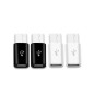 4x Adaptateurs Micro USB vers USB C (2 Blanc, 2 Noir) 4x Adaptateurs Micro USB vers USB C (2 Blanc, 2 Noir)