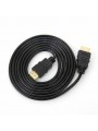 Câble HDMI Rond 3m 2.0V PRO 3D HIGH SPEED FULL HD 1080p 4K